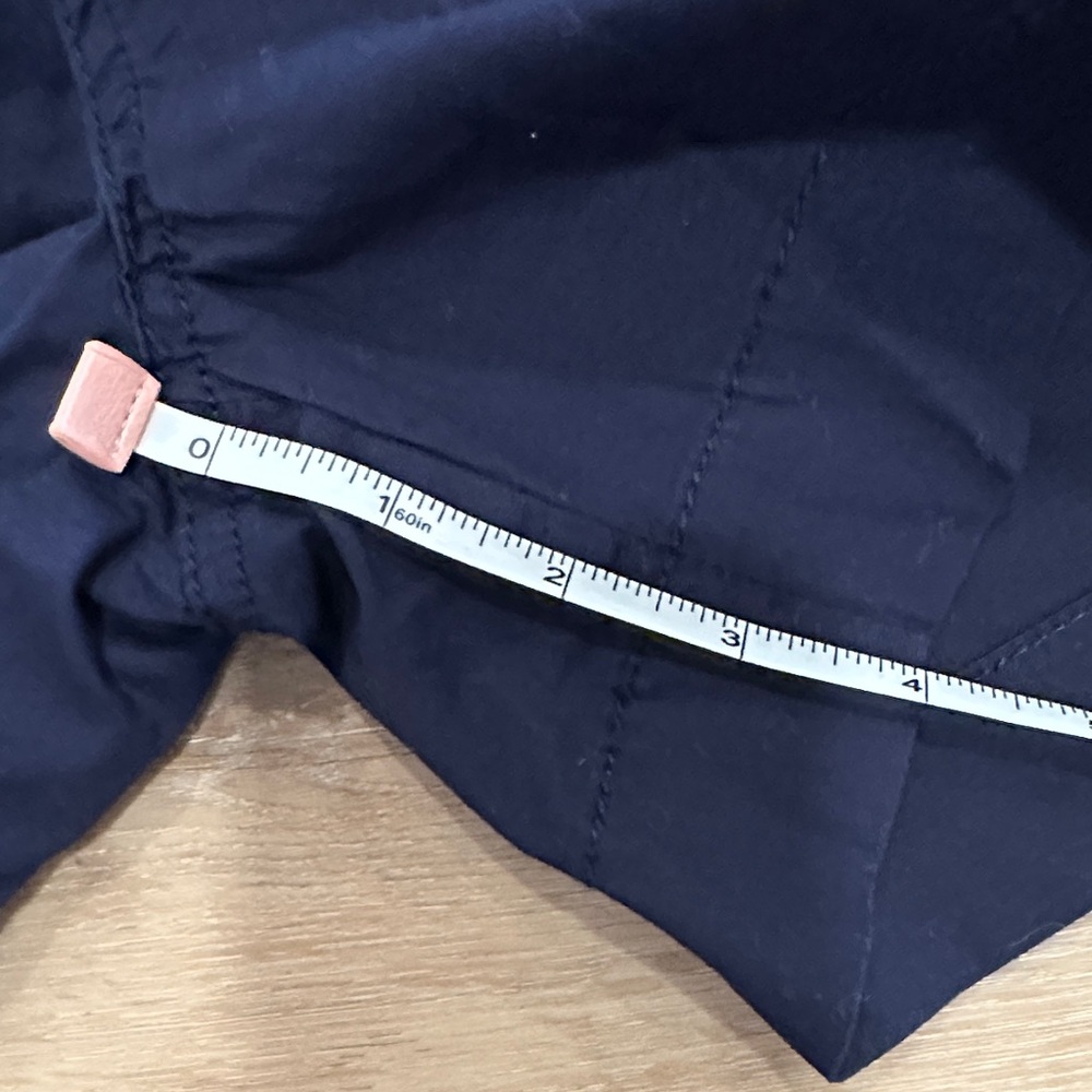 Motherhood Maternity Navy Shorts with Cream Fold-Over Waistband - Picture 10 of 11